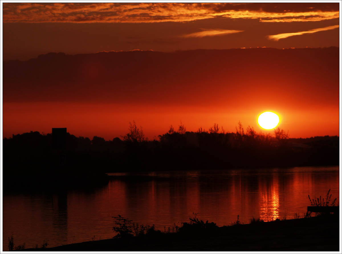 Zonsopgang Houkesloot bij Sneek Zonsopgang Houkesloot bij Sneek