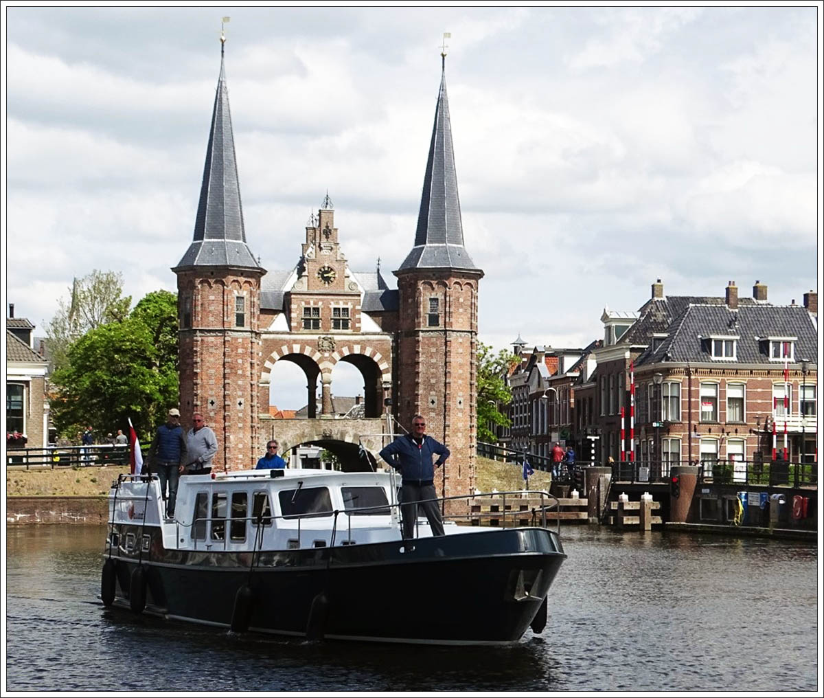 Sneek, het centrum van de Friese Zuidwesthoek, is een waterstad. 