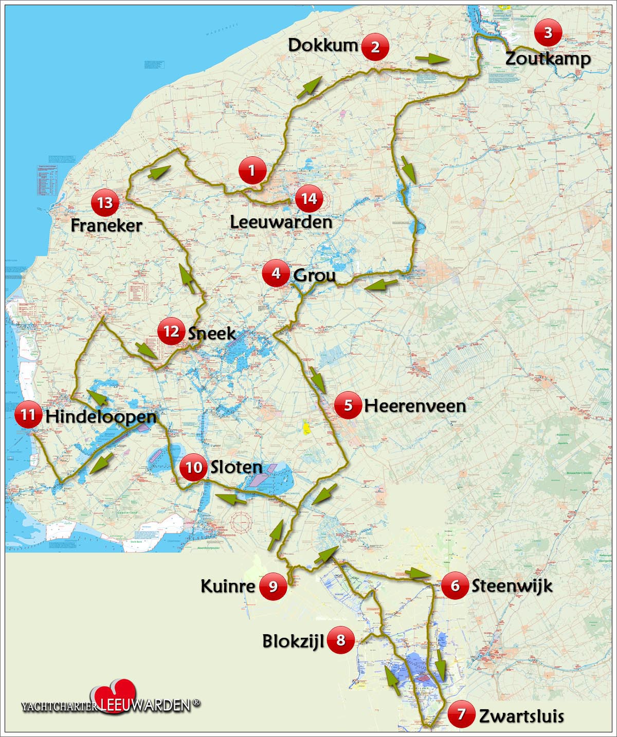 Friesland en Overijssel