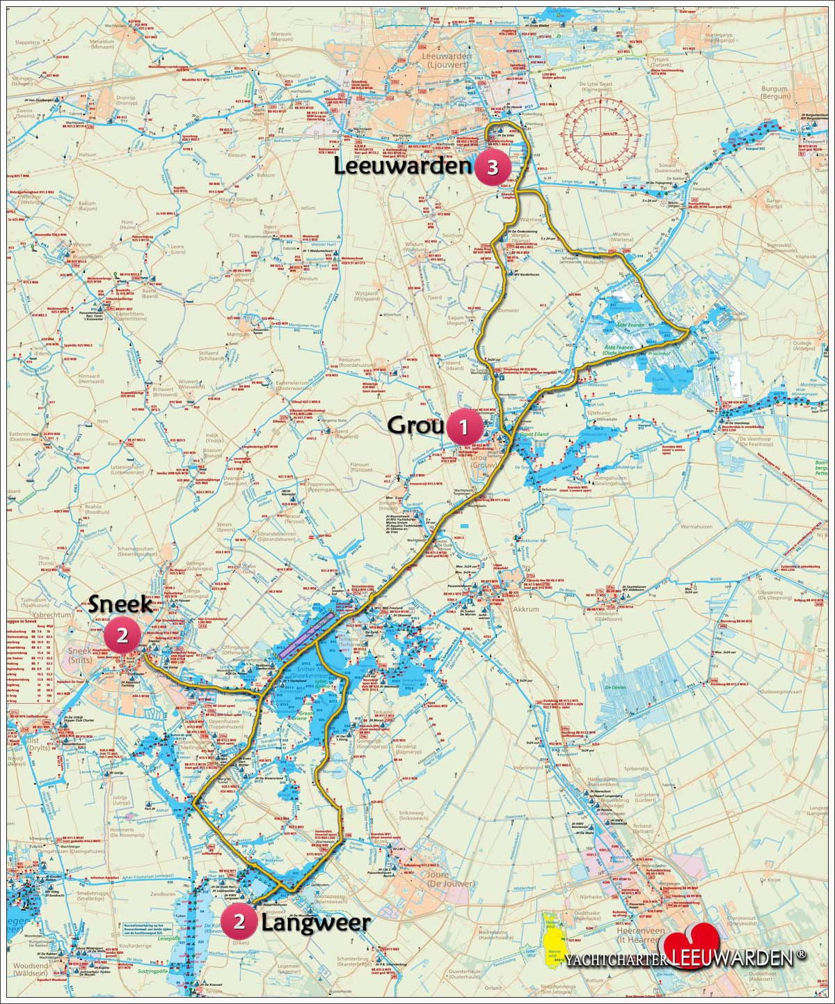 Friesland - Route