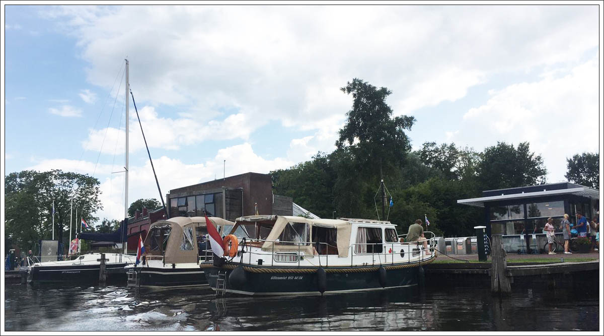 Op een steenworp afstand van de Jouster jachthaven 